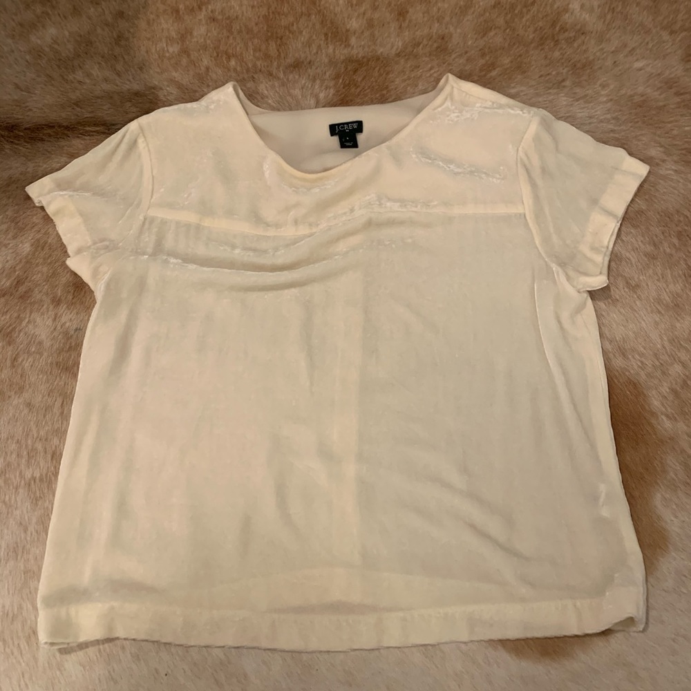 JCrew Velvet Shirt